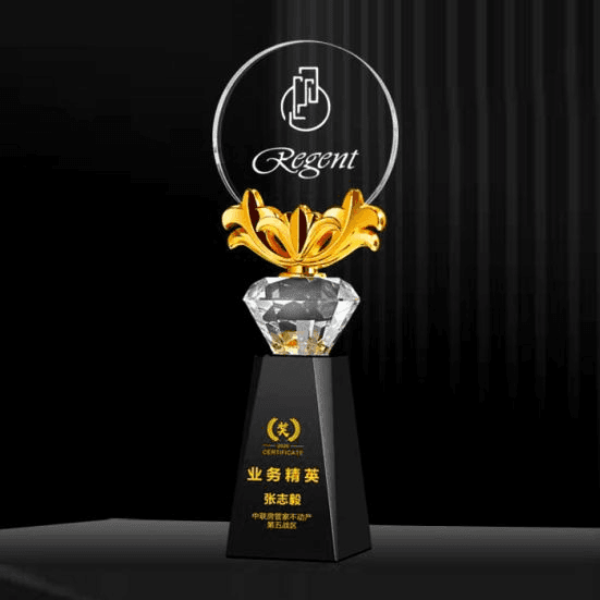 Exclusive Metal Crystal Award