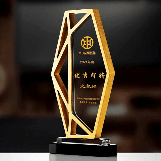 Exclusive Metal Crystal Award