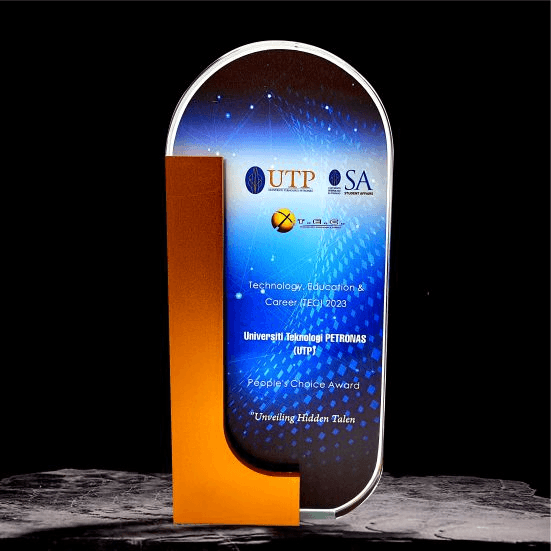 Exclusive Metal Crystal Award