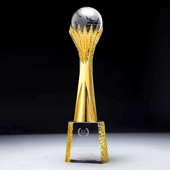 Exclusive Metal Crystal Award