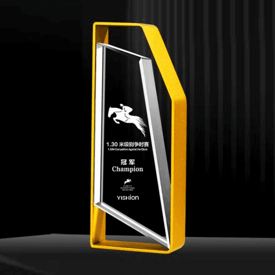 Exclusive Metal Crystal Award