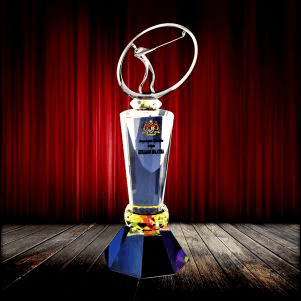 Fusion Crystal Metal Award