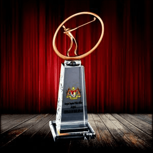 Fusion Crystal Metal Award