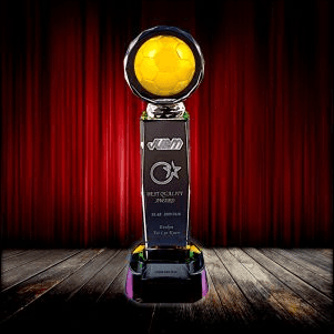 Fusion Crystal Metal Award