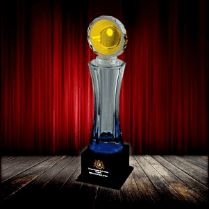 Fusion Crystal Metal Award