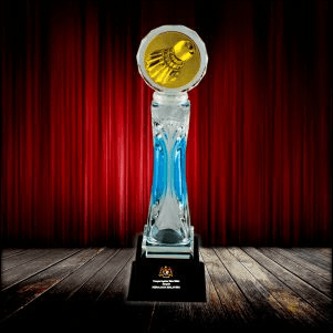 Fusion Crystal Metal Award