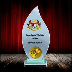 Fusion Crystal Metal Award