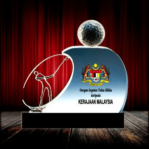 Fusion Crystal Metal Award
