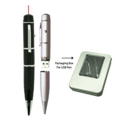 USB Thumbdrive + Laser Pointer + Pen 1 (V23)