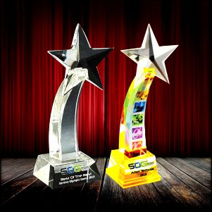 Exclusive Crystal Star Trophy